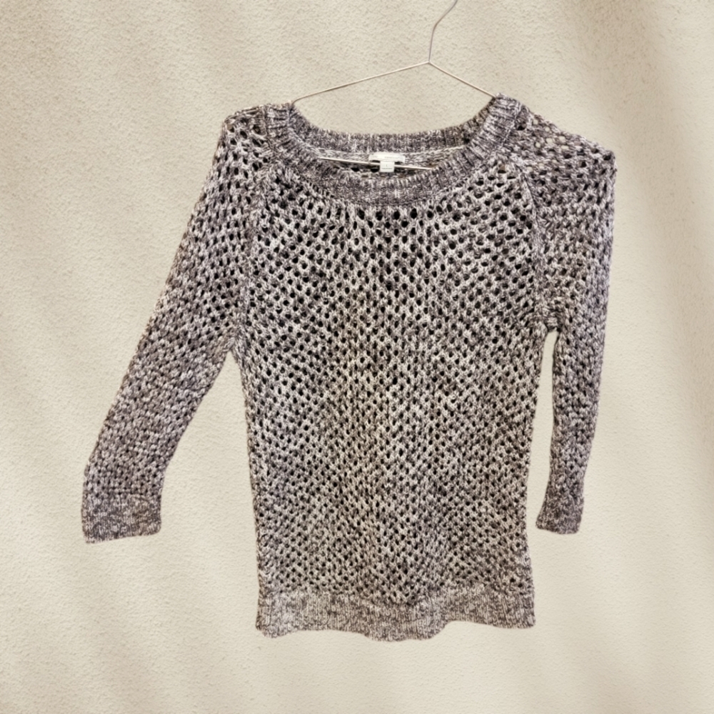 Gap Brown Loose knit Sweater Designed and Crafted Women's Sz L T50